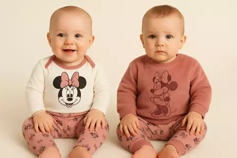 Conjunto 4 peças blusa Pelinho 2 bodys e calca disney simba