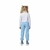 Conjunto Moletom Menina Calça Azul Blusa Colorida Mylu fun