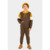 Conjunto moletom menino canguru capuz marrom mostarda BG - Koltrim Kids