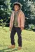 Calça moletom cinza escuro lucboo bolso faca flanelada - loja online