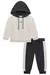 Conjunto Moletom Flanelado MENINO Capuz Ofwhite Calca LucBoo - loja online