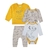 Conjunto 4 peças blusa Pelinho 2 bodys e calca disney simba