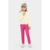 Calça Cirrê Flanelada Preta Azul Rosa Glinny - Koltrim Kids