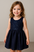 Vestido Menina Festa tule Latejoula Brilho Azul Importado