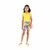 Imagem do Conjunto Blusinha babado Short Saia Lima Floral boca Grande