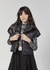 Conjunto 2 peças Saia Tule Rodada Blusa Cropped Preto Prata - comprar online