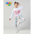 Imagem do Conjunto Blusa Manga Longa Babador Legging Arco iris Mylu