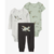 Imagem do Trio Conjunto Bebê Menina 2 Body Bodies Calça Carter's Girl