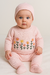 Conjunto bebê menina tricot rosa gymboree com sapatinho na internet