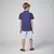 CONJUNTO MENINO POLO AZUL MARINHO BERMUDA LISTRADA OLIVER - comprar online