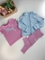 Conjunto 3 peças PUMA original calça blusa e camiseta Menina
