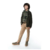 JAQUETA CRIANÇA PÊLO SHERPA VERDE MILITAR ZIPER OLIVER - comprar online