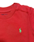 Camiseta Infantil Vermelha Com Logo Verde Polo Ralph Lauren na internet