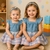 Vestido infantil Calvin Klein lavagem leve denim azul roxo na internet
