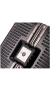 Mala média Intract cor prata-217M coleção Ametista ABS+PC cadeado TSA, giro 360º.