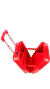 Mala de Viagem Colorado Vermelho com rodas 360, PC - comprar online