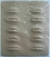 Piel sintetica con dibujo cejas/labios/ojos - comprar online