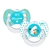 KIT C/ 2 CHUPETAS FUNNY AMOR ORTO SIL TAM2 AZUL LILLO
