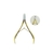 ALICATE P/CUTICULA DOURADO 003 MARIA MANIA - comprar online