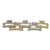 PIRANHA TRANSP. GLITTER RETANG. 8,5 CM MARIA MANIA - comprar online
