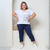 Conjunto Feminino de Capri Plus Size - loja online