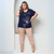 Conjunto Feminino de Capri Plus Size na internet
