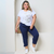 Conjunto Feminino de Capri Plus Size