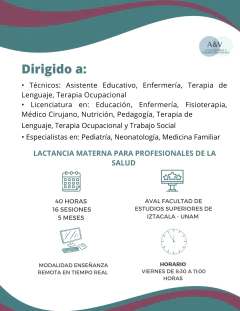 CURSO LACTANCIA MATERNA PARA PROFESIONALES DE LA SALUD - Cedeep
