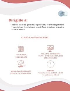 CURSO ANATOMÍA FACIAL - Cedeep