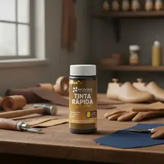 Tinta para Couro Crú e Solas – Rápida Secagem – 90ml - Novax - Tudo.couros