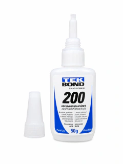 Cola TekBond 200 Alta Viscosidade - Borracha, Plástico,Metal