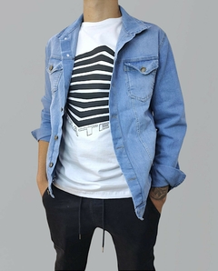 ART-3079 CAMPERA DE JEAN CON SPANDEX