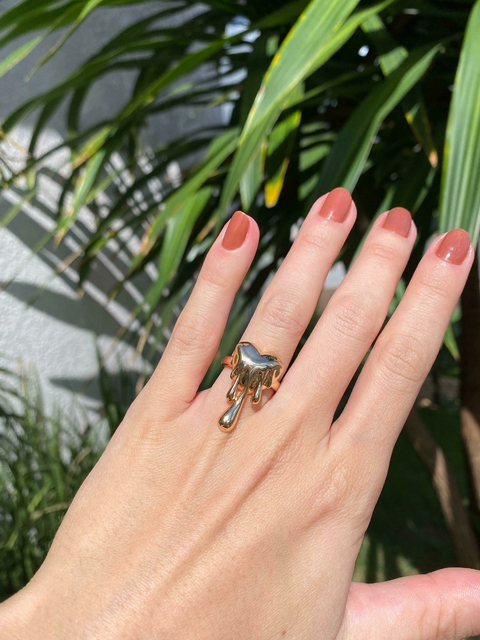 Anel Coração Melted - comprar online