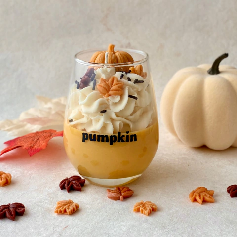 Vela Aromática Decorada Pumpkin