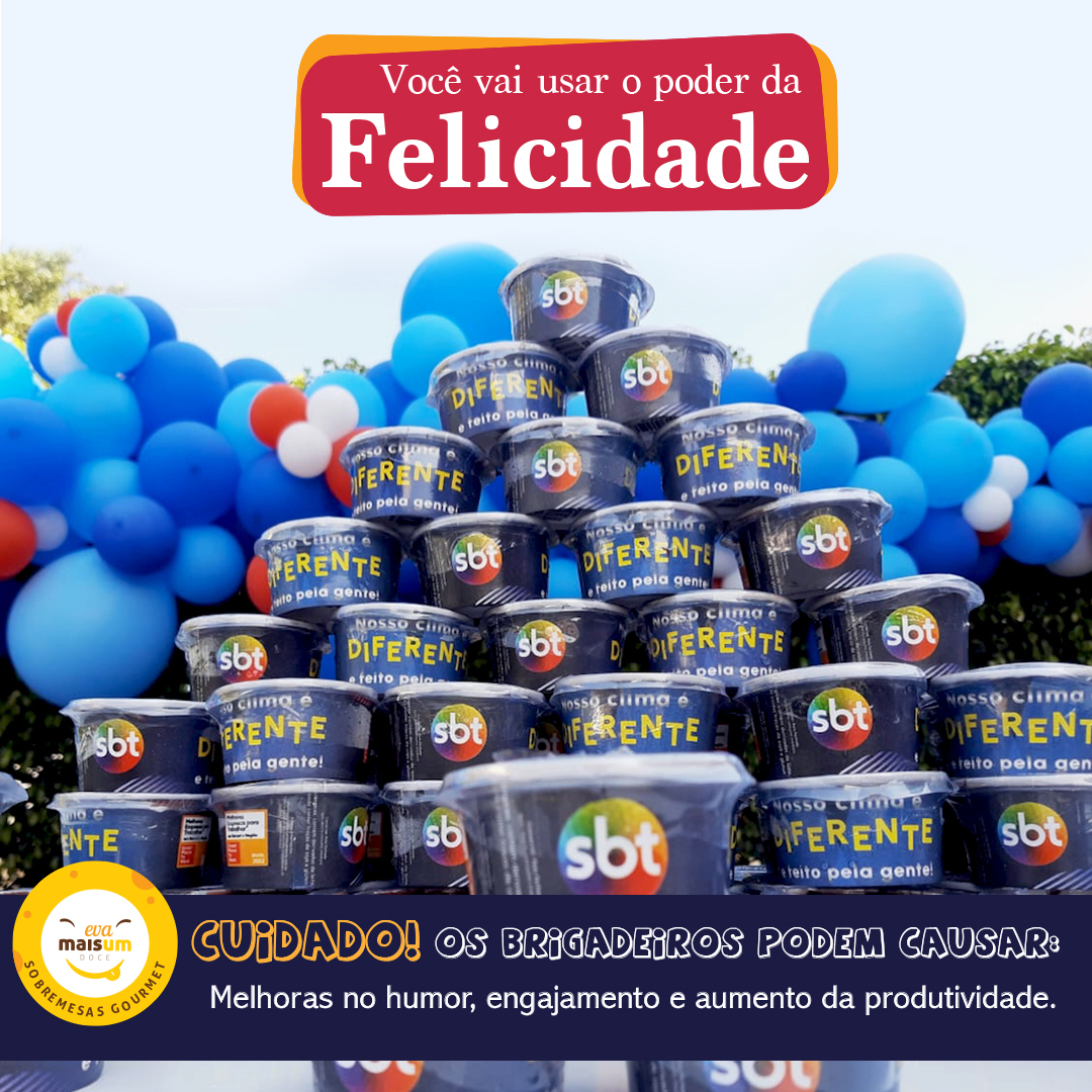 Ideal para eventos e brindes corporativos