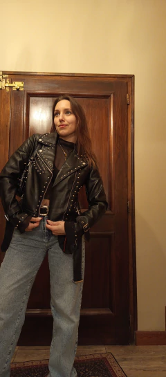 Campera - Chaqueta Diva con Tachas - Zunashop