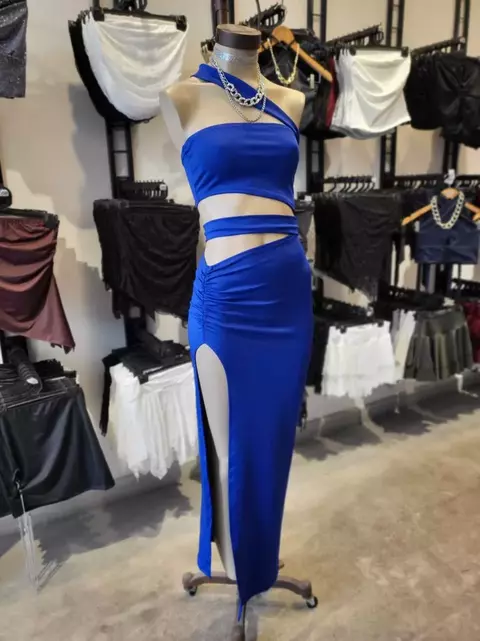Vestido Angelina Azul - comprar online