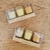 Trio de velas decorativas