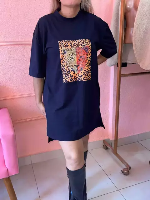 blusão Estampado Oncinha