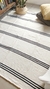 Manta | Alfombra TELAR XL Rayas Negras