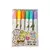Kit marca texto com carimbo fluorescente 6 cores