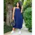 Imagem do Vestido Midi Saruel Costa Nadador Feminino Manga Viscolycra Bolso Roupas Femininas Inverno 38 ao 48
