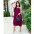 Vestido Midi Saruel Costa Nadador Feminino Manga Viscolycra Bolso Roupas Femininas Inverno 38 ao 48 - Miguez Trends