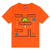 Conjunto menino pac dino laranja Kyly - comprar online
