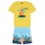 Conjunto menino enjoy amarelo vibrante Kyly - comprar online