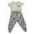 Conjunto 2 peças bebê menino branco Grow up