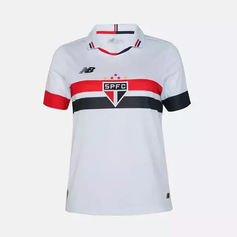 Camisa São Paulo Branca Home 24/25 - New Balance Torcedor - Feminina - comprar online