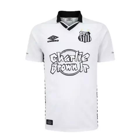 Camisa Santos 202425 Charlie Brown Júnior - Dias de Glória - Branca - comprar online