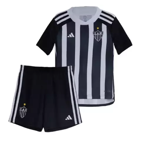 Conjunto Infantil Atlético Mineiro I 2425 - Preto e Branco - comprar online
