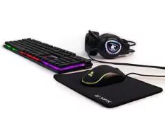 COMBO GAMER XFX GKP-01 (MOUSE+PAD+TECLADO+AURICULAR)